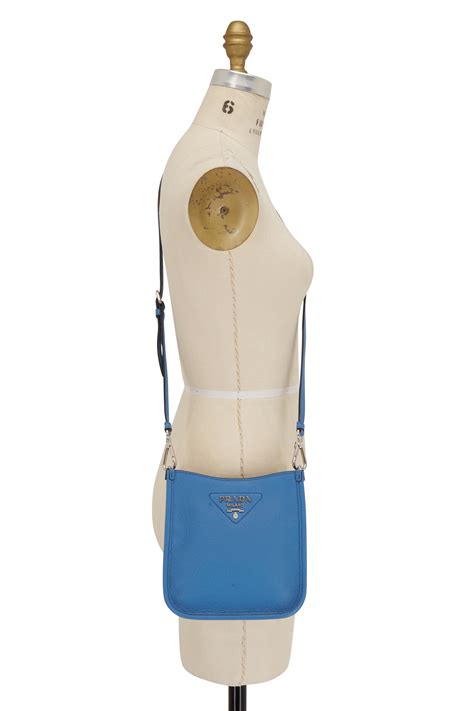 prada flou leather shoulder bag